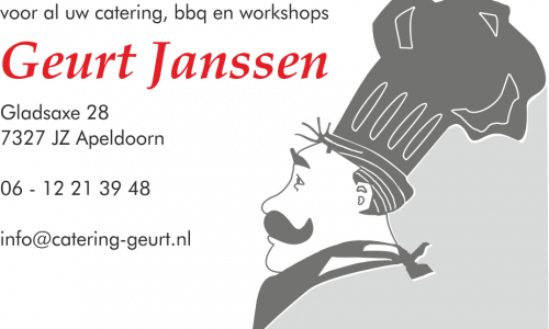 Geurt Janssen Apeldoorn catering bbq en workshops